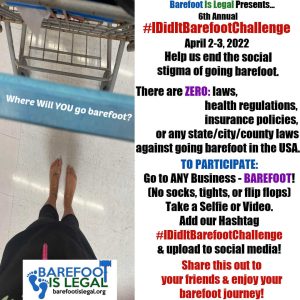 6th Annual Barefoot Challenge